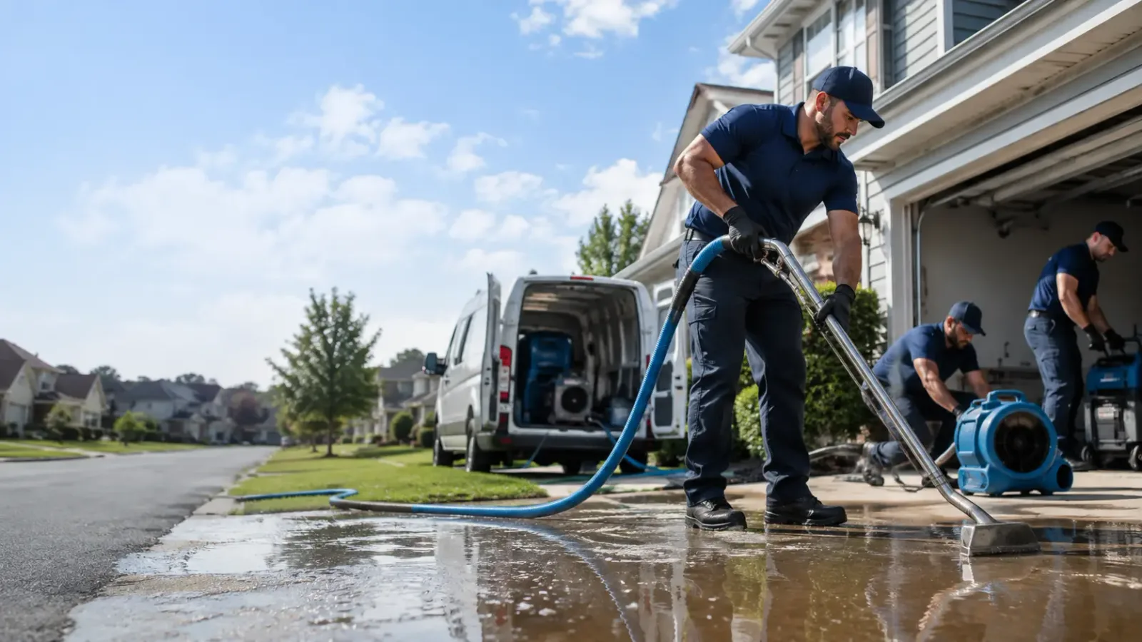 Storm-Related Flood Cleanup in Mayfield, KY